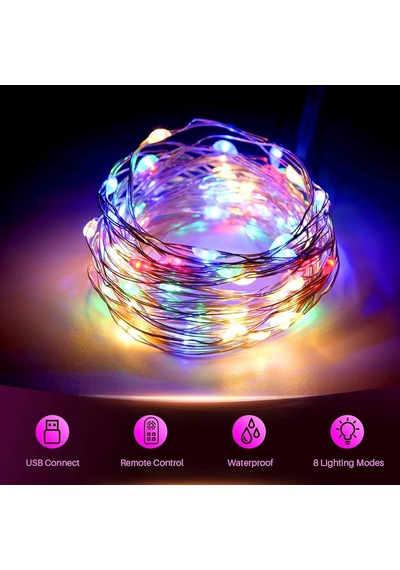 Horoz Faıry-10 Rgb Led Seti Animasyonlu 10 Metre Usb Uygulama Kontrol