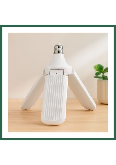 Bezos Pervane Model 3 Kollu Beyaz Led Ampul E27 24w Bzs01 Standart