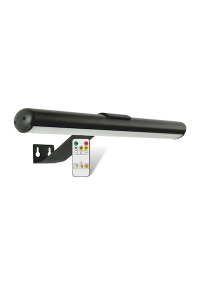 1 Adet Cata Ct 2465 Siyah Kasa 1,5w Şarjlı Duvar Tipi Led Aplik 3 Renk Renkli