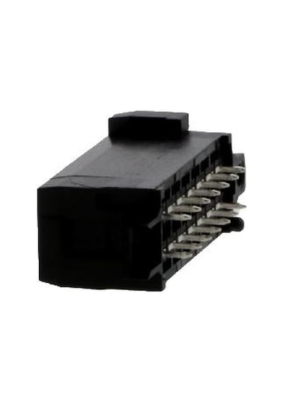 Otomotiv Sinyal Kablo-kart Bağlantısı 2 Sıra 14 Kontak Delikli Düz Bağlantı Pin Başlığı 963357-3