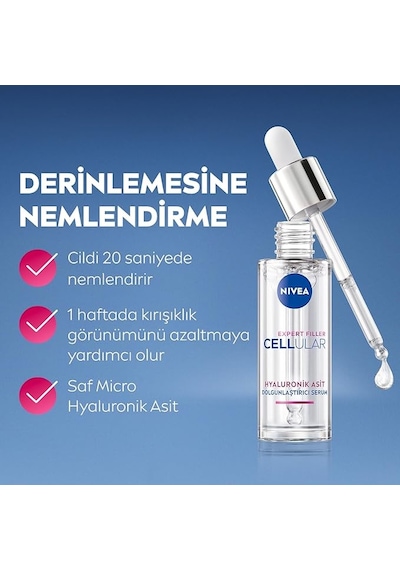 Nıvea Cellular Expert Filler Hyaluronik Asit Dolgunlaştırıcı Serum 30ml