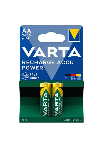 Şarj Edilmiş Aa Kalem Pil, 2600mah Kapasite