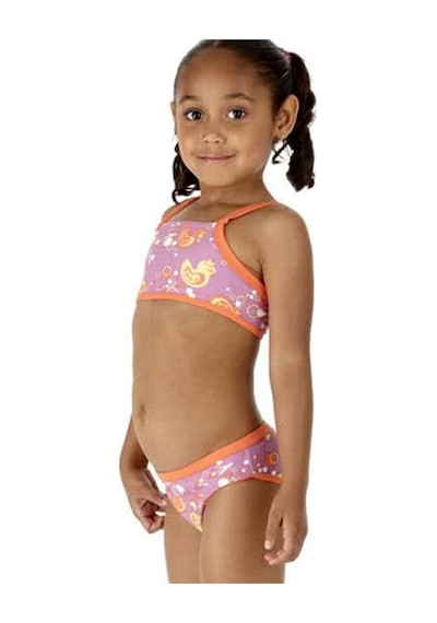 Speedo 2 Pce Kız Çocuk Yüzücü Mayosu Çok Renkli