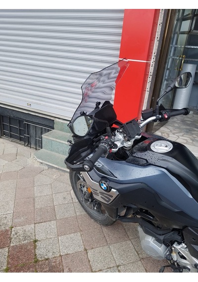 2018-24 Bmw F750 Gs Uzun Ön Cam Açık Füme Zeus 4Mm 52Cm F 750Gs