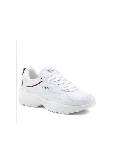 U.S. Polo Assn. Beyaz Yüksek Taban Kadın Sneaker Ayakkabı Beyaz