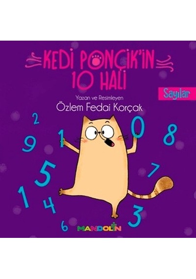 Kedi Ponçikin 10 Hali-Sayılar - Özlem Fedai Korçak - Mandolin