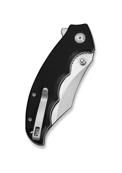 Civivi Pentad Black G10 Handle Satin Finished Nitro-v Blade Kamp Çakı Siyah