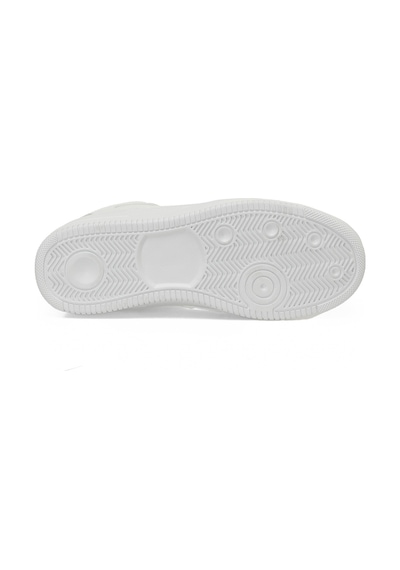 Kinetix Lowner Pu Hı 5pr Beyaz Unisex High Sneaker Beyaz-a Grı
