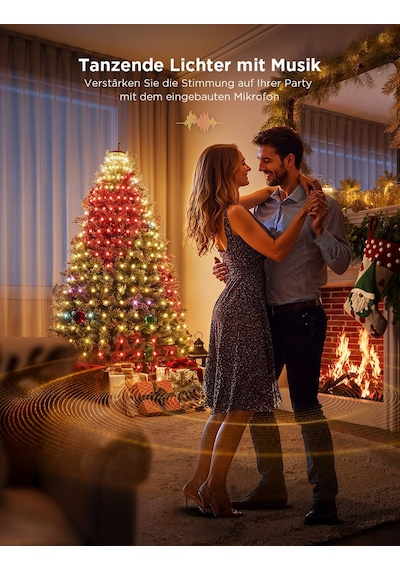 Govee Noel Ağacı Dize Işıkları, Akıllı 480 Led'ler Rgbıc Noel Işıkları, 2m 24 Dize Işıkları İç Mekan, Tatil Dekoru İçin 60+ Sahne Modu, Alexa İle Uyumlu, Yeşil Tel Siyah Govee Noel Ağacı Dize Işıkları, Akıllı 480 Led'ler Rgbıc Noel Işıkları, 2m 24 Dize Işıkları İç Mekan, Tatil Dekoru İçin 60+ Sahne Modu, Alexa İle Uyumlu, Yeşil Tel Siyah