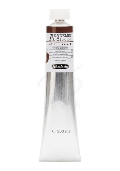 Schmincke Akademie 200 ML Yağlı Boya No:612 Burnt Umber