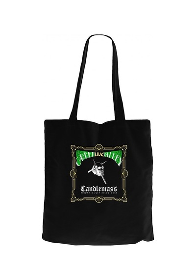 Candlemass Green Valley Siyah Kanvas Bez Çanta Siyah