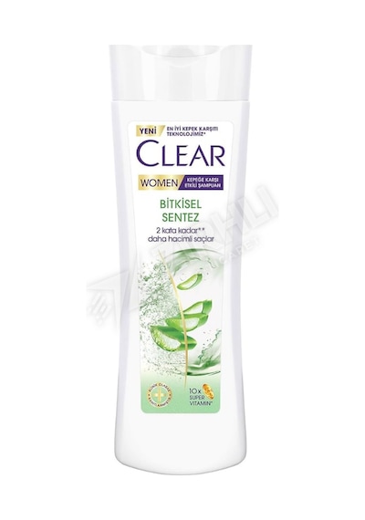 2 Adet Clear Şampuan Bitkisel Sentez Kepeğe Karşı Etkili 350 Ml