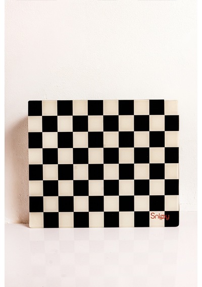 Snippy Dama - Cam Kesme Tahtası Cam Kesim Panosu Dekoratf Cam Kesim Tablası 29 X 34 Cm Çok Renkli