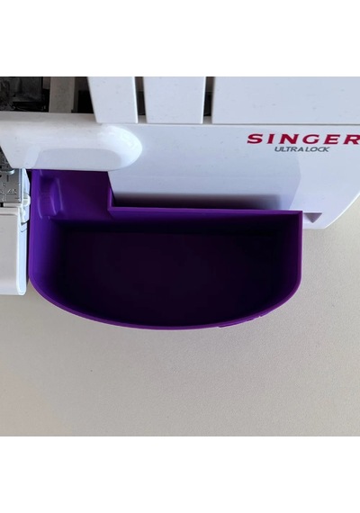 Singer Overlok Makinası Çöp Kutusu Xl Mor