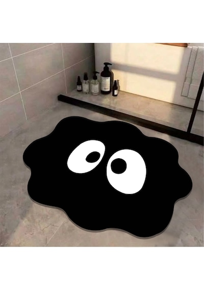 Loso Tekli Banyo Paspası 80x100 Cm, Kaydırmaz Tabanlı Djtbanyo Renkli