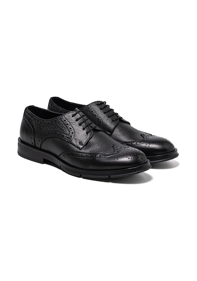 Black Porto Klasik Ayakkabı Erkek Ka-26y-f3006 John May Formal Shoe Siyah
