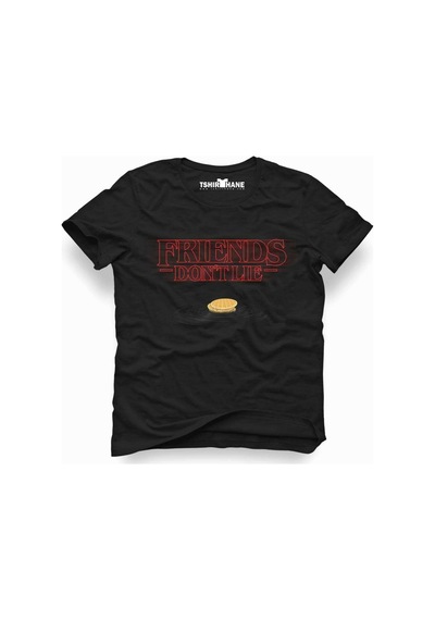 Stranger Things Friends Dont Lie Tişört Erkek Tshirt