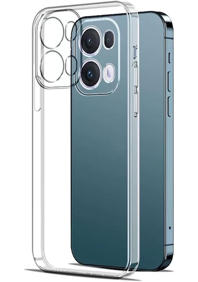 Oppo A6 Pro Kılıf Kamera Korumalı Darbe Emici Korumalı Pürüzsüz Esnek Şeffaf Silikon Şeffaf