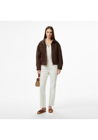 Nautica Kadın Kahverengi Regular Fit Ceketdüz65j011t
