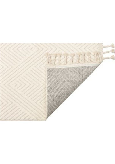 Eko Halı Urban Urb01 Beyaz Kilim Desenli Halı 120X180 Cm