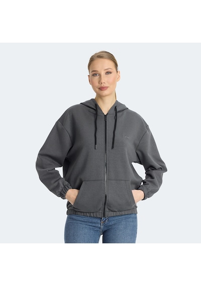 Slazenger KIMBERLEY IN Kadın Sweatshirt Koyu Gri