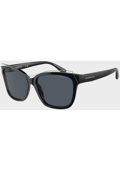 Emporio Armani Bayan Gözlük 0ea4209 605187 54 Parlak Siyah Şeffaf Elmas-koyu Gri