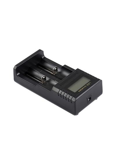 Powermaster 4.2 Volt 2 X 0.5 Amper Pil Şarj Cihazı Li-on Pil Şarj Aleti Aa Aaa Ni-mh 26650 18650 18350 17500