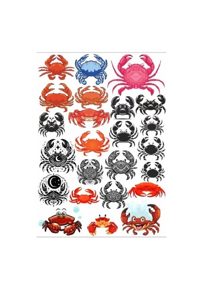 Yengeç Sticker Set