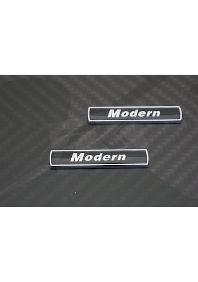 Bmw Modern Yan Çamurluk 3M 3D Krom Logo Amblem Seti Ürün (546918321)