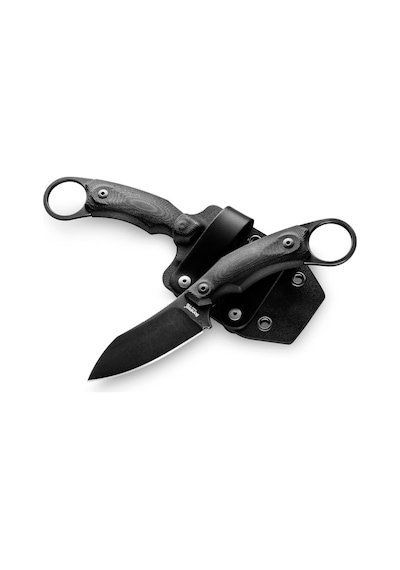 Lionsteel H1 G10 Black / Black Blade Kamp Bıçak Siyah