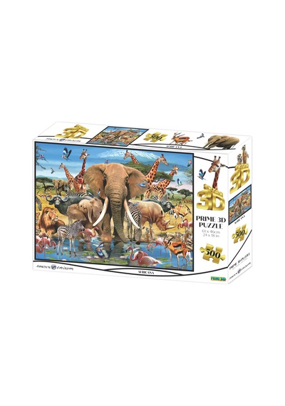 Prime 3d - Afrika 500 Parça Yetişkin Puzzle 10455