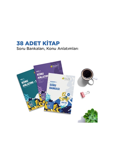 Premium YKS 2027 TYT Hazırlık Seti - 30 Canlı Özel Ders + Birebir Sınav Koçluğu Yapay Zeka Destekli Dijital Platform ve 38 Parça Basılı Kitap Seti