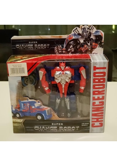 Transformers Tarzı Tıra Dönüşen 14 Cm Optimus Prime Robot