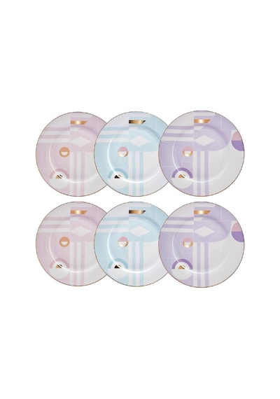 Karaca Mandarin 6 Kişilik Pasta Takımı 19 cm