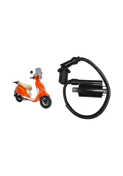 Rks Premium 125 Ateşleme Bobini Ve Buji Başlığı Siyah