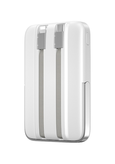Wiwu Wi-p077 Pionner Serisi Wireless Şarj Ve Pd 20w Hızlı Şarj Standlı Powerbank 15w 10000mah Beyaz Beyaz
