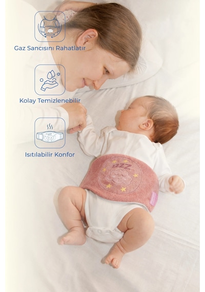 Babyjem Kiraz Çekirdekli Gaz Giderici Kemer - Gül Kurusu