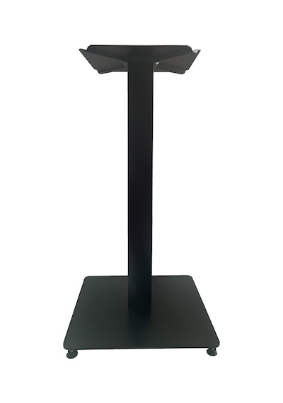 Matte Prime Endüstriyel Kare Metal Masa Ayağı 74cm - Kafe Restoran Ve Evler İçin Siyah