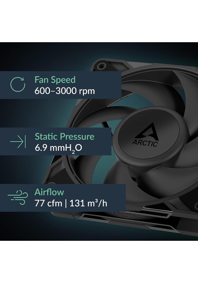 P12 Pro Pst 120mm 3000rpm 77cfm Yüksek Performans Kasa Fanı Acfan00306a Çok Renkli