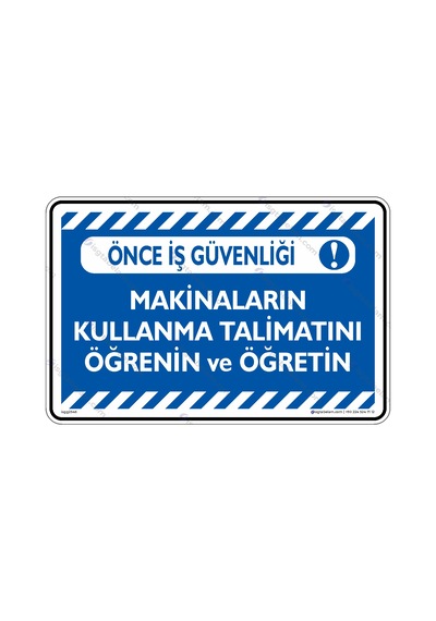 Makinaların Kullanma Talimatlarını Öğrenin ve Öğretin