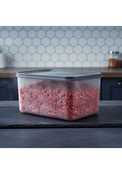 Lexroo No Frost Silikon Yumuşak Kapalı Saklama Kabı Dondurucu Ve Buzluk Saklama Kabı 3150 Ml Çok Renkli