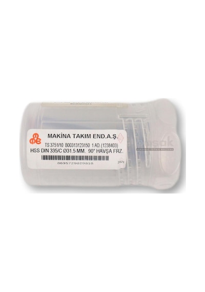 Mte 31,5 Mm 90 Havşa Freze Hss Dın 335/c