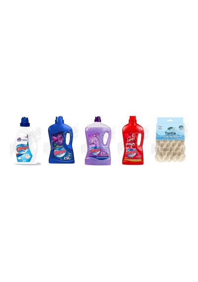 Bingo Beyazlar İçin Sıvı Det. 2600 Ml + Yüzey Tem. Fresh 2.5 Lt + Yüzey Tem. Fresh 2.5 Lt + Yüzey Tem. Fresh 2.5 Lt + Turtle Havlu 5'li Set Diğer