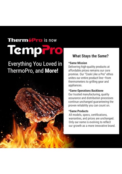 Thermopro Tp620 Su Geçirmez Dijital Gıda Termometresi, 2 Saniyede Anında Okuyan Hareket Sensörlü Dönen Ekran Barb Diğer