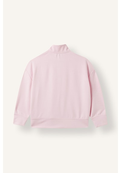 Defacto Oversıze Yarım Fermuarlı Modal Sweatshirt Kız Çocuk I1640a826aupn47 Pembe-pn47