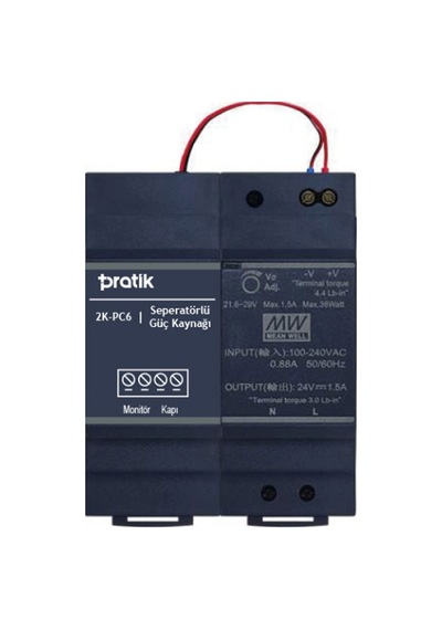 Pratik 2k-pc6 Seperatörlü Güç Kaynağı 20 Daire