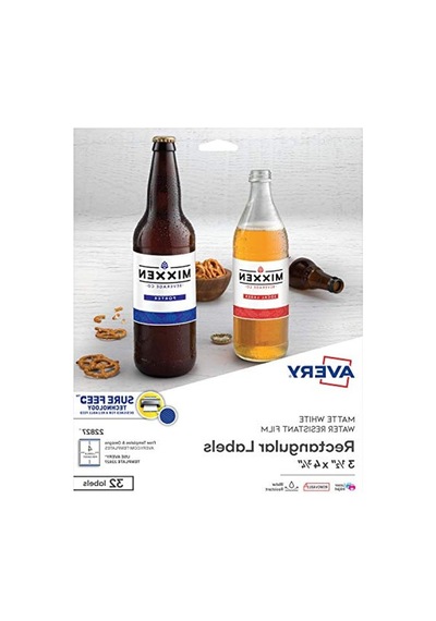 Beyaz Yazdırılabilir Etiketler, 3.5" X 4.75", 32'li Paket Diğer