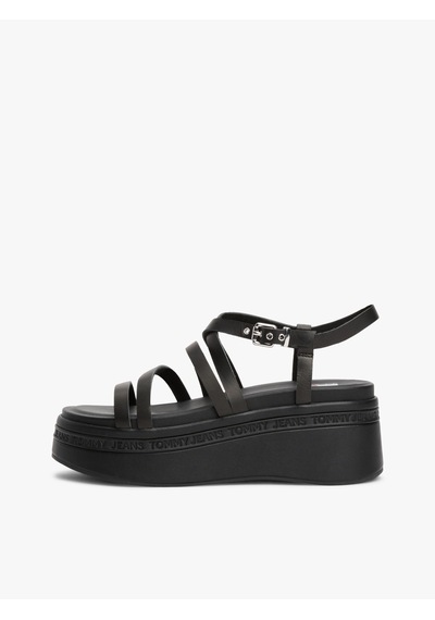 Tommy Hilfiger Kadın Siyah Sandalet En0en02756 Bds