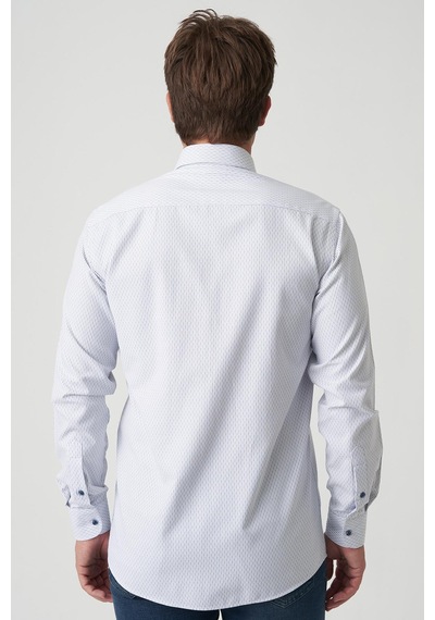 White Stone Alcácer Do Sal G2505 Slim Fit Gömlek Desenli Desenli Çok Renkli White Stone Alcácer Do Sal G2505 Slim Fit Gömlek Desenli Desenli Çok Renkli