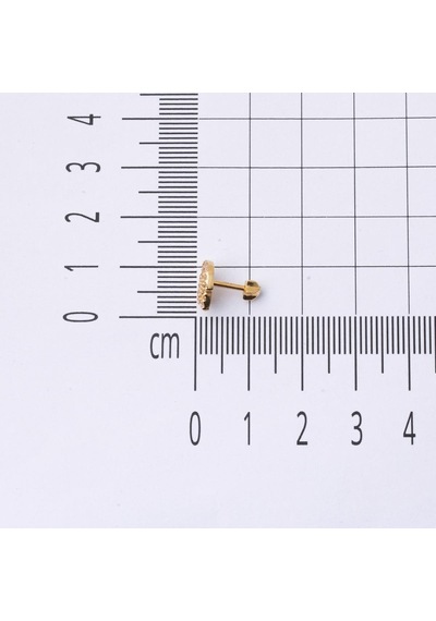 Yaşam Çiçeği 14 Ayar Altın Tragus Küpe Kphsy14k22481